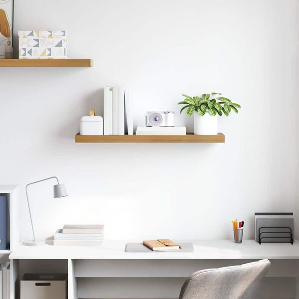 vidaXL N&aacute;stěnn&aacute; polička Hněd&aacute; 80 x 23,5 x 4 cm kompozitn&iacute; dřevo