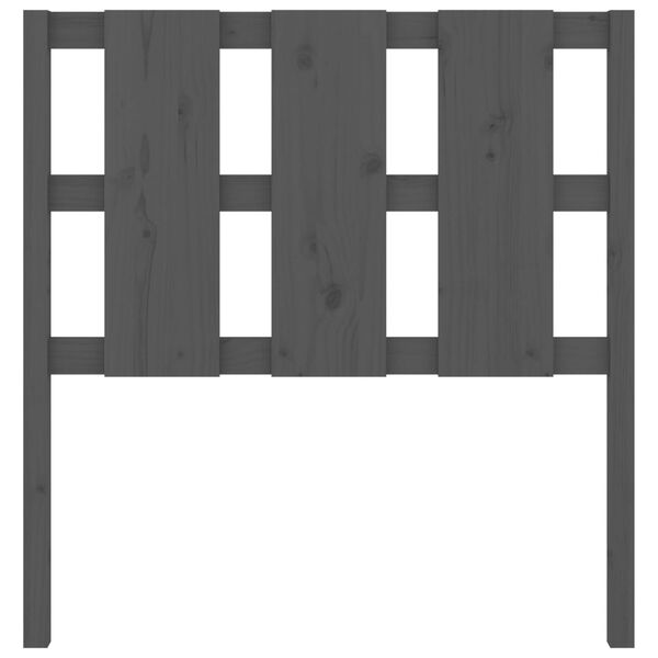 vidaXL Čelo postele &scaron;ed&eacute; 95,5 x 4 x 100 cm masivn&iacute; borovice