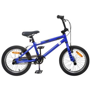 vidaXL BMX Kolo 16 palců pro 5-8 let Tmavě modr&aacute;
