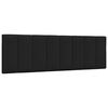 vidaXL Pol&scaron;t&aacute;ř na čelo postele Hanko čern&yacute; 160 cm textil