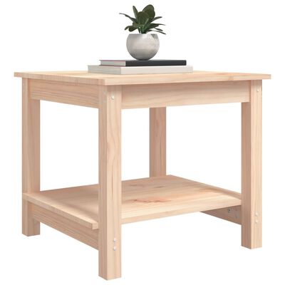 vidaXL Konferenční stolek 50 x 50 x 45 cm masivní borové dřevo
