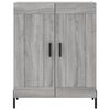 vidaXL Skř&iacute;ň highboard &scaron;ed&aacute; sonoma 69,5 x 34 x 180 cm kompozitn&iacute; dřevo