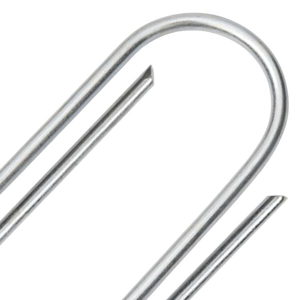 vidaXL Zemní kolíky tvaru U 25 ks 15 x 3,5 cm pozinkovaná ocel