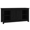 vidaXL TV skř&iacute;ňka čern&aacute; 103 x 36,5 x 52 cm masivn&iacute; borov&eacute; dřevo