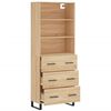 vidaXL Skř&iacute;ň highboard dub sonoma 69,5 x 34 x 180 cm kompozitn&iacute; dřevo