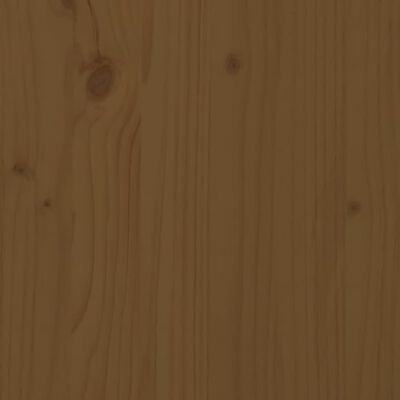 vidaXL Stojan na dřevo medově hnědý 33,5x30x110 cm masivní borovice
