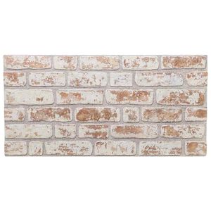 vidaXL 3D n&aacute;stěnn&eacute; panely 10 ks červen&eacute; a b&iacute;l&eacute; 100 x 50 cm EPS