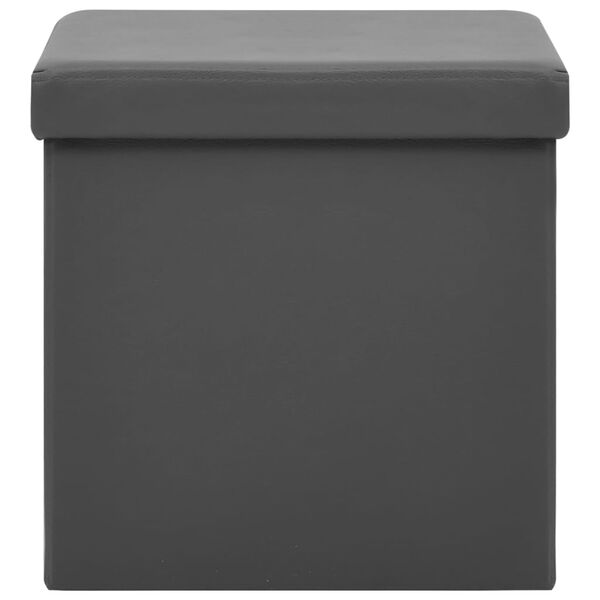 vidaXL Skl&aacute;dac&iacute; &uacute;ložn&aacute; stolička &scaron;ed&aacute; PVC