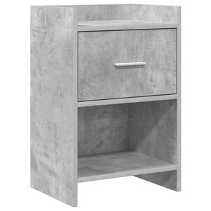 vidaXL Nočn&iacute; stolky Betonově &scaron;ed&aacute; 40 x 30 x 60 cm Kompozitn&iacute; dřevo