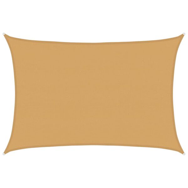 vidaXL Plachta proti slunci 160 g/m&sup2; obd&eacute;ln&iacute;k p&iacute;skov&aacute; 5 x 6 m HDPE