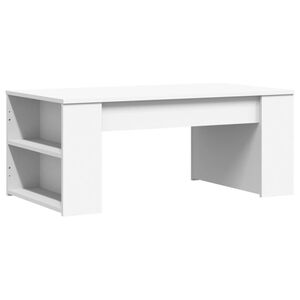 vidaXL Konferenčn&iacute; stolek b&iacute;l&yacute; 102 x 55 x 42 cm kompozitn&iacute; dřevo