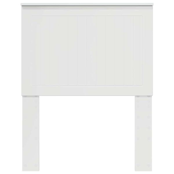 vidaXL Čelo postele s čelo Lesklá Bílá 75 cm Kompozitní dřevo