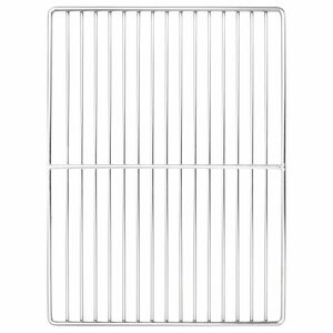 vidaXL Grilovac&iacute; ro&scaron;t 40 x 30 cm Nerezov&aacute; ocel Stř&iacute;brn&aacute;