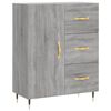 vidaXL Skř&iacute;ň highboard &scaron;ed&aacute; sonoma 69,5 x 34 x 180 cm kompozitn&iacute; dřevo