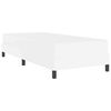 vidaXL Rám postele s matrací Úplně bílá 80 x 200 cm textil