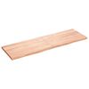 vidaXL Koupelnov&aacute; deska hněd&aacute; 160x50x(2-4) cm o&scaron;etřen&yacute; masivn&iacute; dřevo