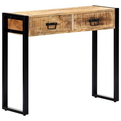 vidaXL Konzolový stolek 90 x 30 x 75 cm masivní mangovníkové dřevo