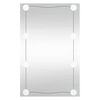 vidaXL N&aacute;stěnn&eacute; zrcadlo s LED osvětlen&iacute;m 50 x 80 cm sklo obd&eacute;ln&iacute;kov&eacute;