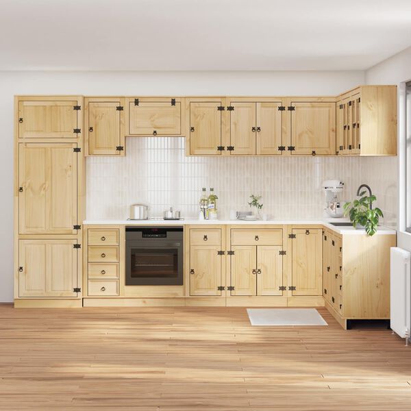 vidaXL Truhl&aacute;řsk&yacute; SKI 14 pcs Medov&aacute; Hněd&aacute; Masivn&iacute; borov&eacute; dřevo