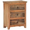 vidaXL Př&iacute;born&iacute;k 60 x 33 x 75 cm masivn&iacute; ak&aacute;ciov&eacute; a recyklovan&eacute; dřevo