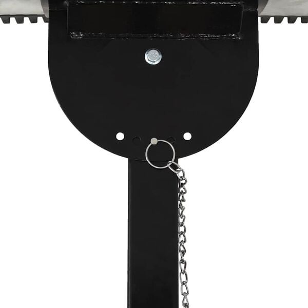 vidaXL Manuální sněžný pluh s koly 100 x 44 cm