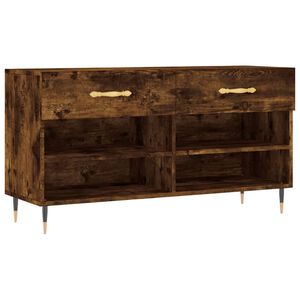 vidaXL Botn&iacute;k kouřov&yacute; dub 102 x 35 x 55 cm kompozitn&iacute; dřevo