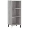 vidaXL Skř&iacute;ň highboard &scaron;ed&aacute; sonoma 34,5 x 34 x 180 cm kompozitn&iacute; dřevo