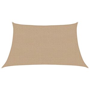 vidaXL St&iacute;n&iacute;c&iacute; plachta 160 g/m&sup2; taupe 3/4 x 2 m HDPE