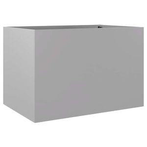 vidaXL Truhl&iacute;k stř&iacute;brn&yacute; 62 x 47 x 46 cm pozinkovan&aacute; ocel