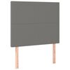 vidaXL Čelo postele tmavě &scaron;ed&eacute; 80x5x118/128 cm l&aacute;tkov&eacute;