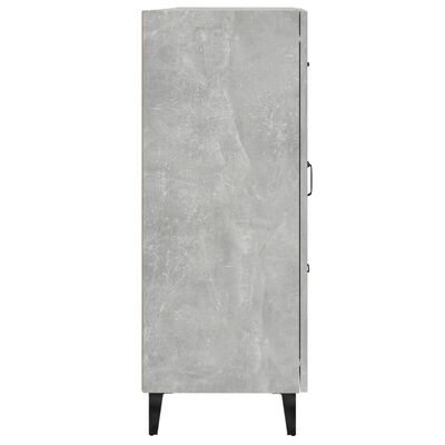 vidaXL Příborník betonově šedý 69,5 x 34 x 90 cm kompozitní dřevo