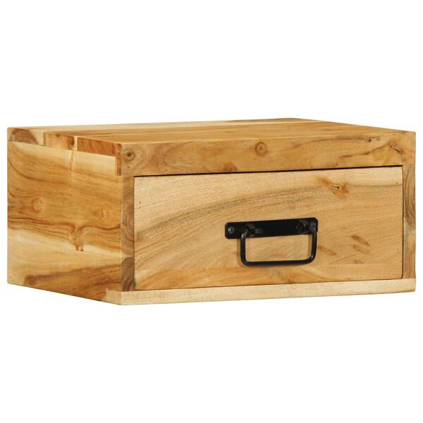 vidaXL N&aacute;stěnn&eacute; nočn&iacute; stolky 2 ks masivn&iacute; ak&aacute;ciov&eacute; dřevo