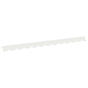 vidaXL Okraj tr&aacute;vn&iacute;ku 10 ks 102 x 4 x 4 cm Ocel B&iacute;l&aacute;