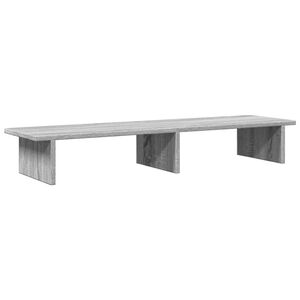 vidaXL Stojan na monitor &scaron;ed&yacute; sonoma 100 x 27 x 15 cm kompozitn&iacute; dřevo