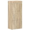 vidaXL Koupelnov&aacute; n&aacute;stěnn&aacute; skř&iacute;ňka TULUM Sonoma dub 37 x 24,5 x 86 cm