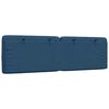 vidaXL Pol&scaron;t&aacute;ř na čelo postele modr&yacute; 160 cm textil