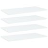 vidaXL Př&iacute;davn&eacute; police 4 ks b&iacute;l&eacute; 60 x 30 x 1,5 cm dřevotř&iacute;ska