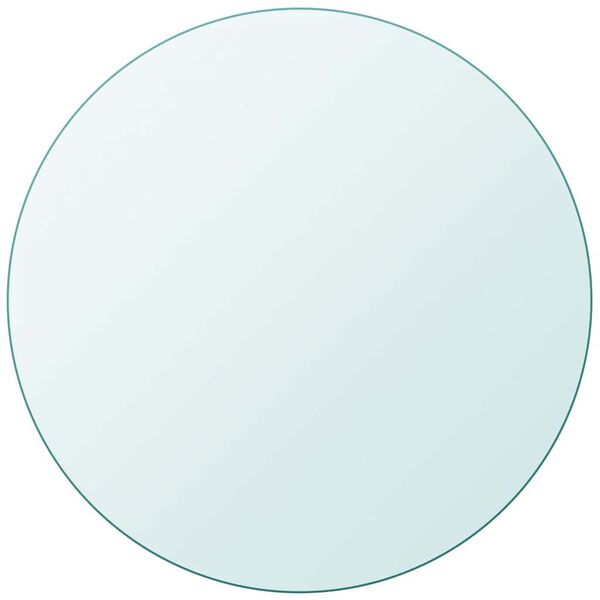 vidaXL Stoln&iacute; deska z tvrzen&eacute;ho skla kulat&aacute; 500 mm