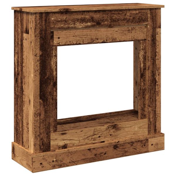 vidaXL Krbová obestavba old wood 90 x 30 x 90 cm kompozitní dřevo