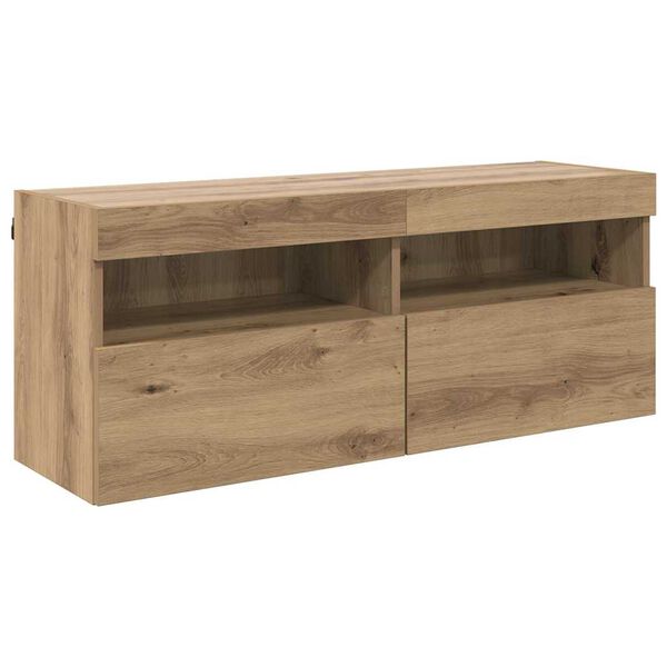 vidaXL TV wall cabinet N&aacute;stěnn&yacute; Artisanov&yacute; dub 100 x 30 x 40 cm