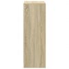 vidaXL Př&iacute;born&iacute;k LED dub sonoma 72 x 34 x 100 cm kompozitn&iacute; dřevo