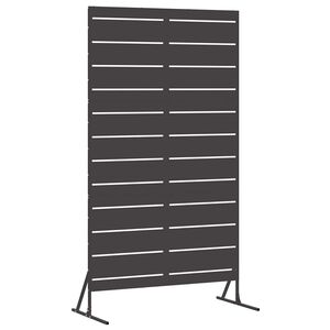 vidaXL Obrazovka pro soukrom&iacute; 100 x 50 x 180 cm Ocel Čern&aacute;