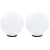 vidaXL Kulovit&eacute; LED lampy 2 ks koule 40 cm PMMA