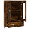 vidaXL Skříň highboard kouřový dub 69,5 x 31 x 115 cm kompozitní dřevo