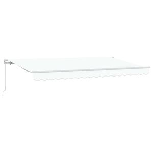 vidaXL Budsorovateln&eacute; zastře&scaron;en&iacute; B&iacute;l&aacute; 400 x 200 cm textil