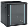 vidaXL N&aacute;stěnn&aacute; s&iacute;ťov&aacute; rozvodn&aacute; skř&iacute;ň 12U 19" IP20 600 x 600 x 640 mm