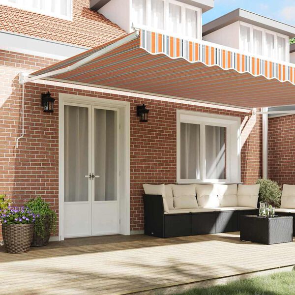 vidaXL Mark&yacute;za V&iacute;cebarevn&yacute; 500 &times; 300 cm Polyester a kov