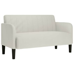 vidaXL Loveseat Sofa kr&eacute;mov&aacute; 109 cm samet