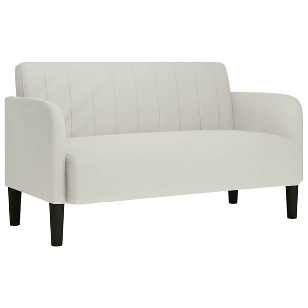 vidaXL Loveseat Sofa kr&eacute;mov&aacute; 109 cm samet