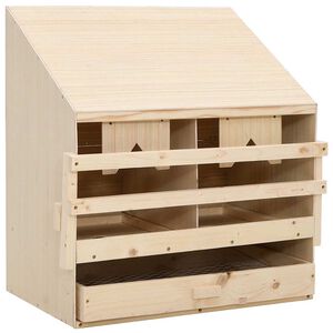 vidaXL Sn&aacute;&scaron;kov&eacute; hn&iacute;zdo 2 boxy 63 x 40 x 65 cm masivn&iacute; borovice